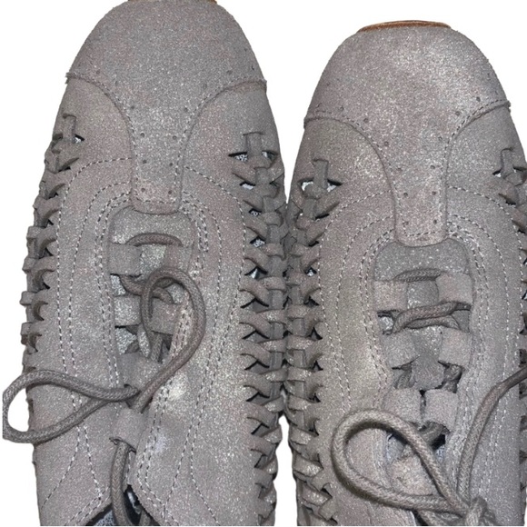 OTBT brand leather braid tennis shoes sneakers women’s size 7.5 - Picture 6 of 11